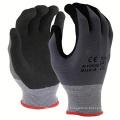 Breathable Nylon Liner Sandy Finish Palm Coating Work Glove